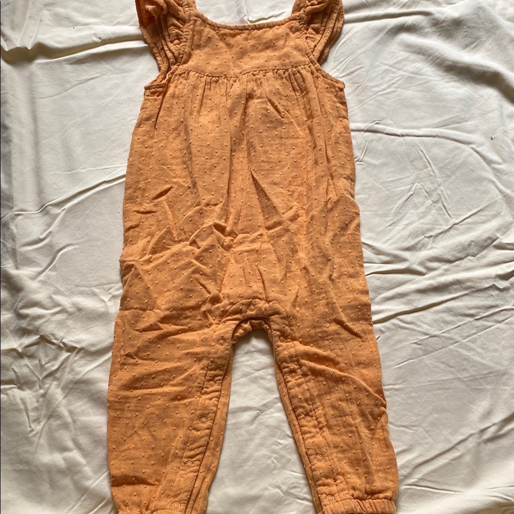 Cat & Jack Orange Baby Romper